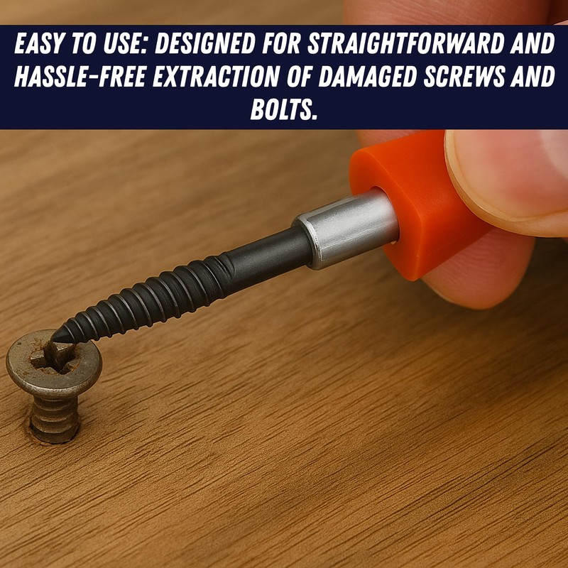 Dapetz ® 5PC Easy Out Bolt Extractor,Damaged Screw Bolt Extractor