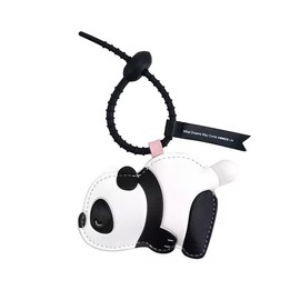 [LeChengMM] Keychain Super Funny Decompression Idea Bubble Blowing Cartoon Keychain, Panda Head