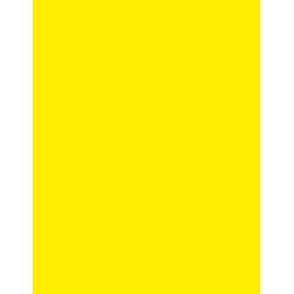 Pacon Card Stock, Lemon Yellow, 8-1/2" x 11", 100 Sheets