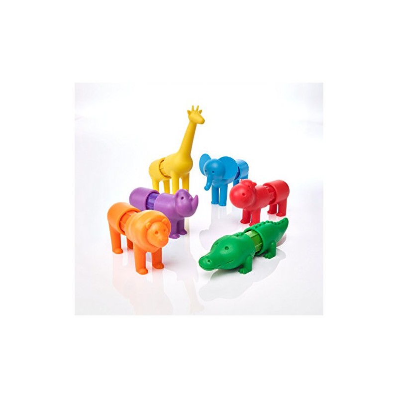 SmartMax My First Safari Animals STEM Magnetic Discovery Building Set