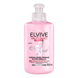 Crema Para Peinar Glycolic Gloss Ácido Glicólico Elvive