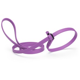 Dogline Biothane Slip Dog Leash - for Small, Medium and Large Dogs - Odor Free Slip Lead, Heavy Duty and Durable Material Kennel Lead - Amethyst Purple - 5ft L x 5/8in W