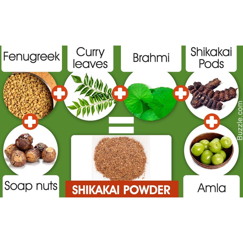 NATURAL HEALTH PRODUCTS NATURAL SHIKAKAI POWDER FOR HAIR, NATURAL ORGANIC