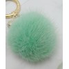 Maia Mya Mink Fur Keyring & Charm Decoration - Mint