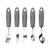 5pcs Bendable Adaptive Utensils Weighted Easy Grip Stainless Steel Special
