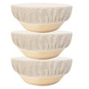 3 Pack 25CM 100% Reusable Bowl Covers for Bread Proofing,Sourdough
