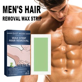 East Moon Gentle Waxing Paper for Men Non-Irritating Body Clean Quick Hair Removal for Arms Underarms Legs for Beauty SalonsSize: 20pcs, color: Black