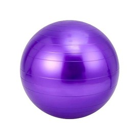 Supertool Exercise Ball, PVC Anti-Burst Yoga Balance Ball with Hand Pump for Pilates, Gym and Home Workouts - Purple, 55CM Diameter