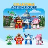Robocar Poli 4" Transforming Robot - 4pcs Bundle (Poli, Roy,