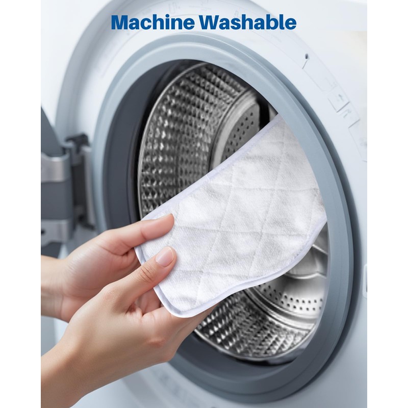 LABIGO Steam Mop Replacement Pads - 6 Pack Machine Washable
