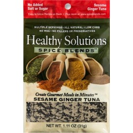 Healthy Solutions Spice Blends Sesame Ginger Tuna