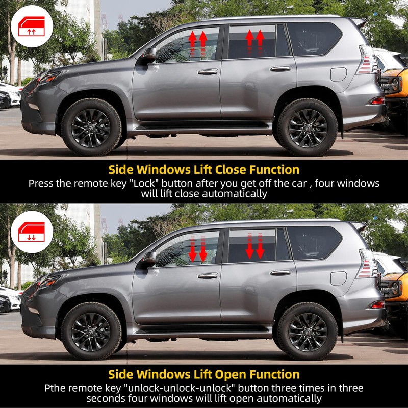 Forten Kingdom OBD Plug Car Auto Window Close Open Rear