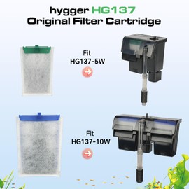 hygger HG137-10W Bio-Bag Filter Cartridges for Aquarium: 16 Pack Aquarium Replacement Filter Cartridges