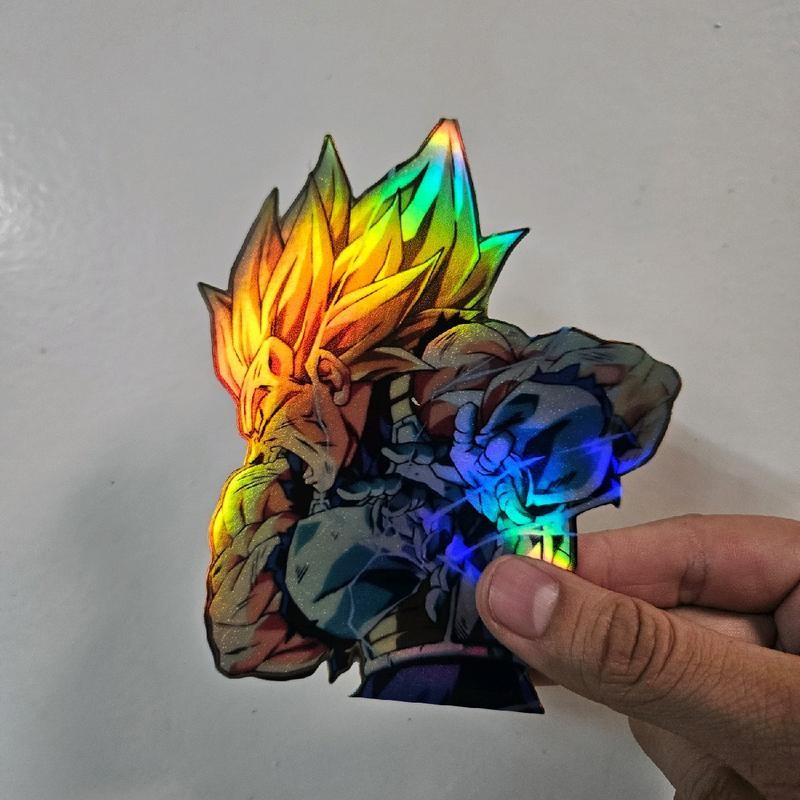 Saiyans Battle Sticker credit card:_Goku