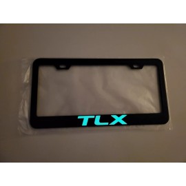 Unbranded Glowing Acura TLX Stainless Steel License Plate Frame W/ Screws and Caps