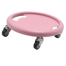 Paifeancodill Sliding Ab Muscle Wheel,Abdominal Disc Wheel Roller Trainer, Fitness Roller Sliding Discs, Gliding Discs for Core Workouts - Exercise Sliding Plate Unisex Four Wheel Abdominal Training (Pink)