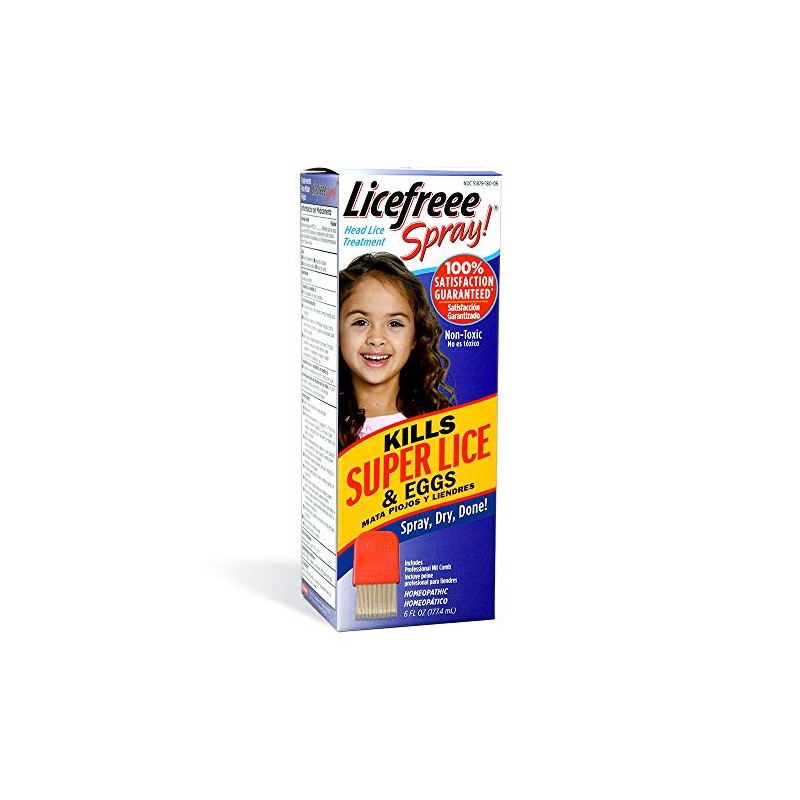 Licefreee Spray! Tec Labs Head Lice Spray - Includes Professional