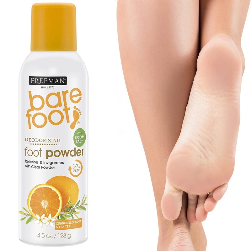 Freeman Bare Foot Powder Deodorizing Spray 4.5 Ounce (133ml)