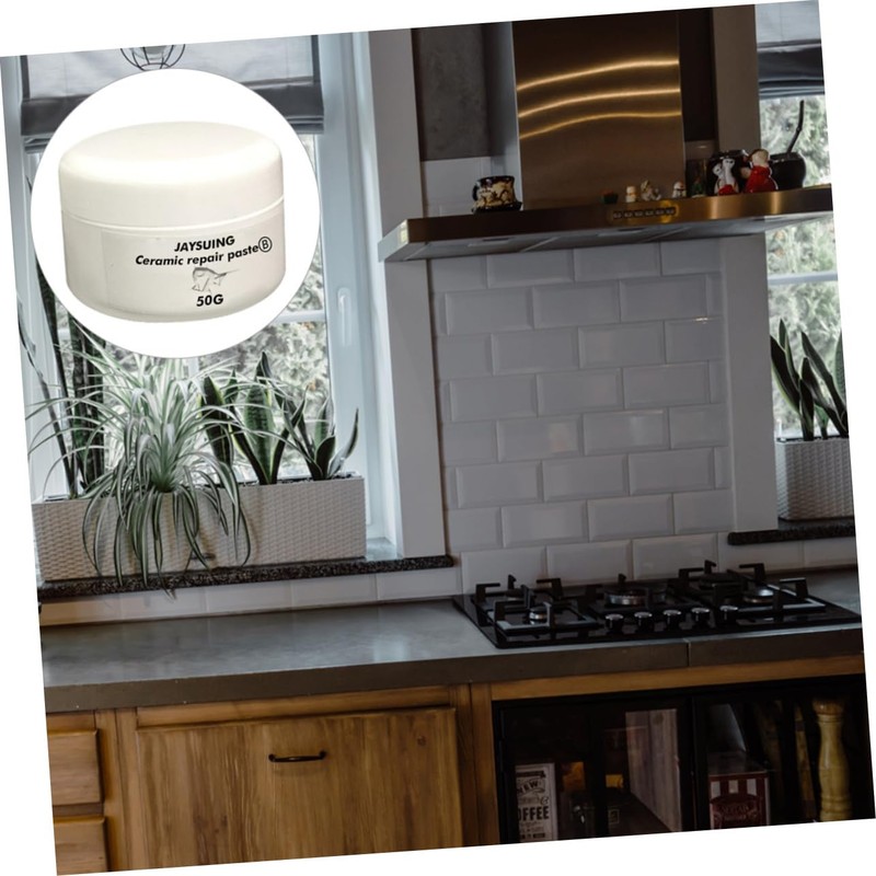 DOITOOL Fast-Drying Ceramic Repair Paste Kit for Tile Repair Fix