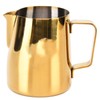 380ML Coffee Pitcher Cup Bright Gold Stainless Steel Coffee Milk
