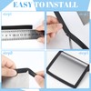 Kingdder U Channel Rubber Edge Trim U Channel Protector Rubber