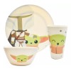 Muna Vajilla De Bambú Baby Yoda Plato Bowl Vaso 12