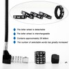 NBYT 5-Word Resettable Combination Lock, Letter Lock- Home Security Padlock