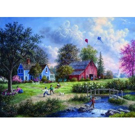 SunsOut Flying The Kites 1000 pc Jigsaw Puzzle