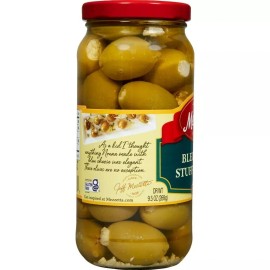 Mezzetta Bleu Cheese Stuffed Olives 9.5 fl oz Jar Brand New