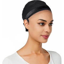 Gorro de peluca Gorro de sujeción para peluca para mantener las pelucas en su lugar Gorro de peluca antideslizante con banda de sujeción de peluca de terciopelo Haz que tu peluca no tenga pe