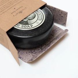 Captain Fawcett's Shaving Soap In Wooden Bowl 100g