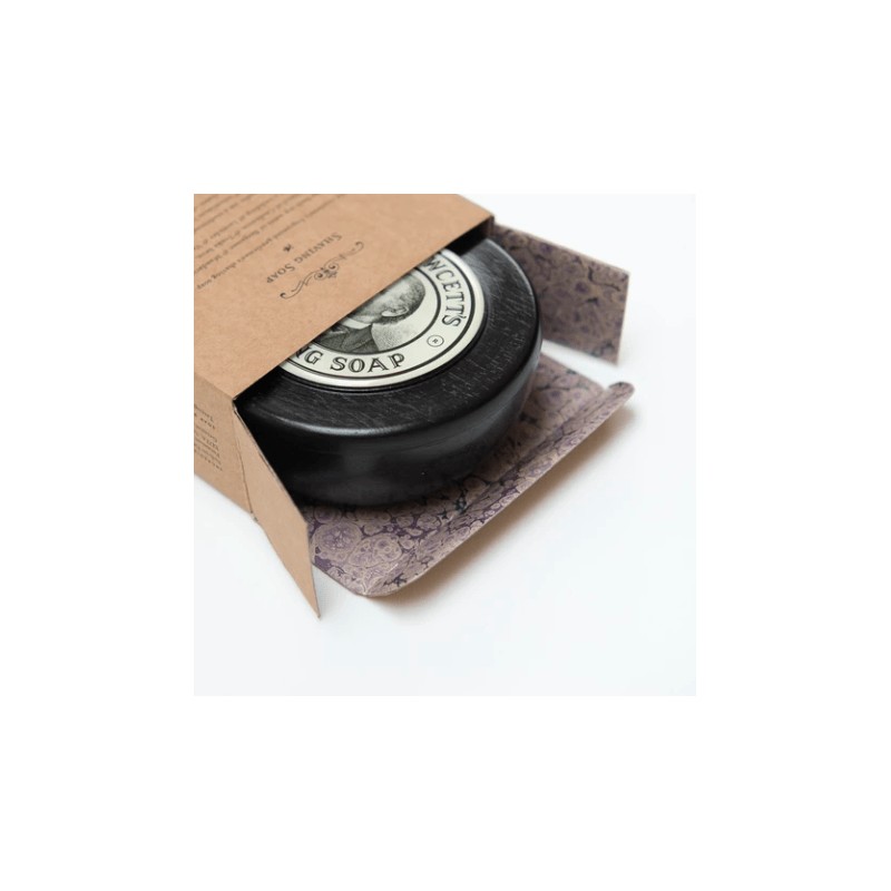 Captain Fawcett's Shaving Soap In Wooden Bowl 100g