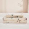 Cozaline Floral Fitted Sheet Queen Premium 100% Cotton Bedding Farmhouse