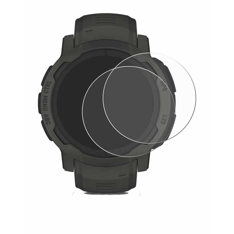 ScreenLeaf (2 Pack Screen Protector compatible with Garmin Instinct 2