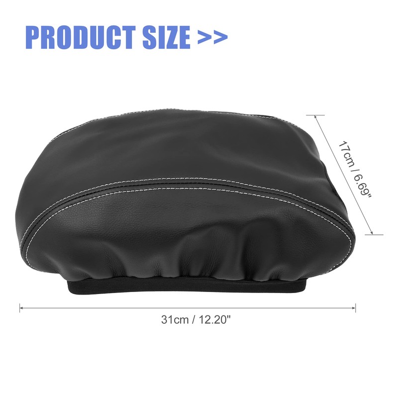 X AUTOHAUX Car Center Console Lid Armrest Seat Box Cover
