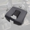Priprilod Light Gray Leather Center Console Leather Lid Armrest Cover