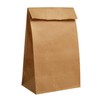 PAVILIA Kraft Paper Lunch Bags 30-pc