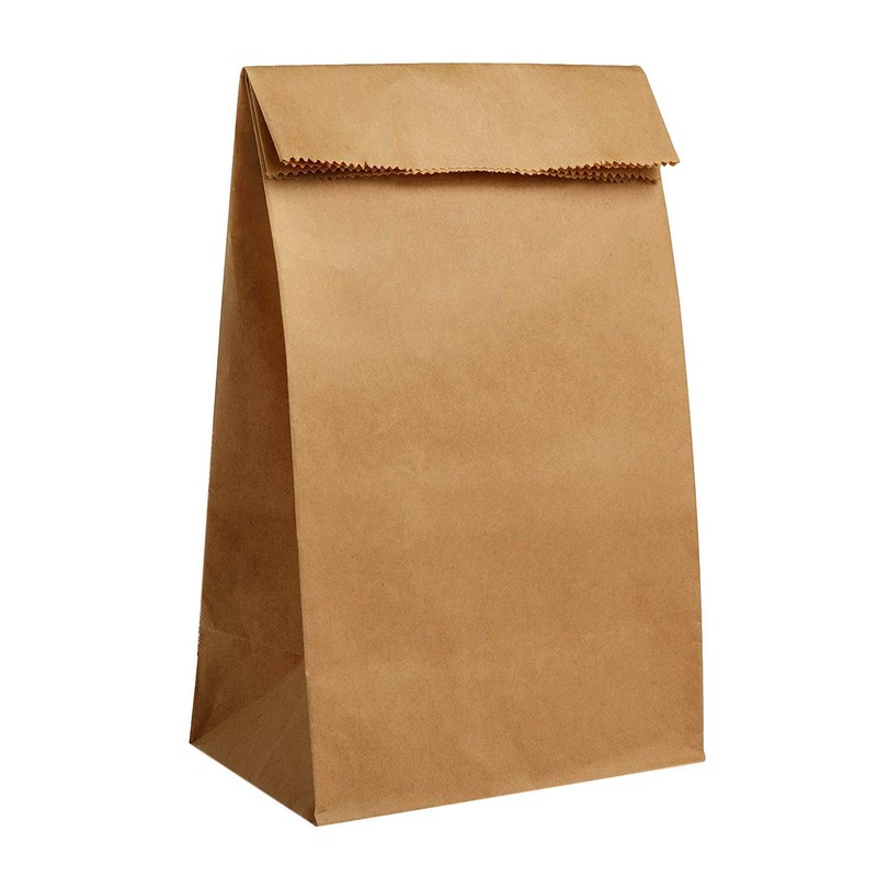 PAVILIA Kraft Paper Lunch Bags 30-pc