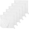 Accmor 6 Pack Muslin Burp Cloths 100% Cotton 20''x10'' Large