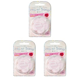 Q-FLA 824814 Paper Soap, Hand Wash, Hand Soap, Rose, Set of 3, 30 Pieces, Pink
