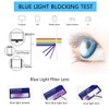 Henotin 5-Pack Reading Glasses Blue Light Blocking Anti Eyestrain Computer