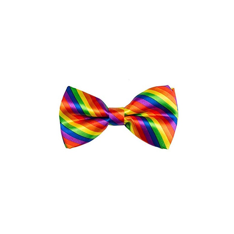 BOLAND BV Boland Bow Tie Pride Rainbow Colour Fancy Dress
