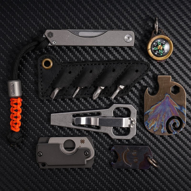 KeyUnity KA06 Leather Sheath Screw Bit Organizer | Screwdriver Bit