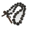 Hawaii Kukui Nut Lei Necklace (Brown)