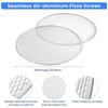 6 Pack 10 Inch Aluminum Pizza Screen, Seamless Round Non-Stick