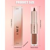 Rossetto e lucidalabbra 2 in 1, colore rosa baby ombre,