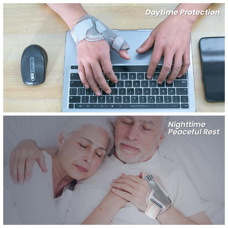 CURECARE Thumb Brace Right & Left, Universal Thumb Splint with