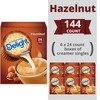 International Delight Coffee Creamer Singles, Hazelnut, 24 Count, Pack of