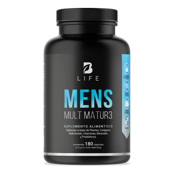 Multivitamico Para Hombre Mayor De 40 Años 180 Cáps B