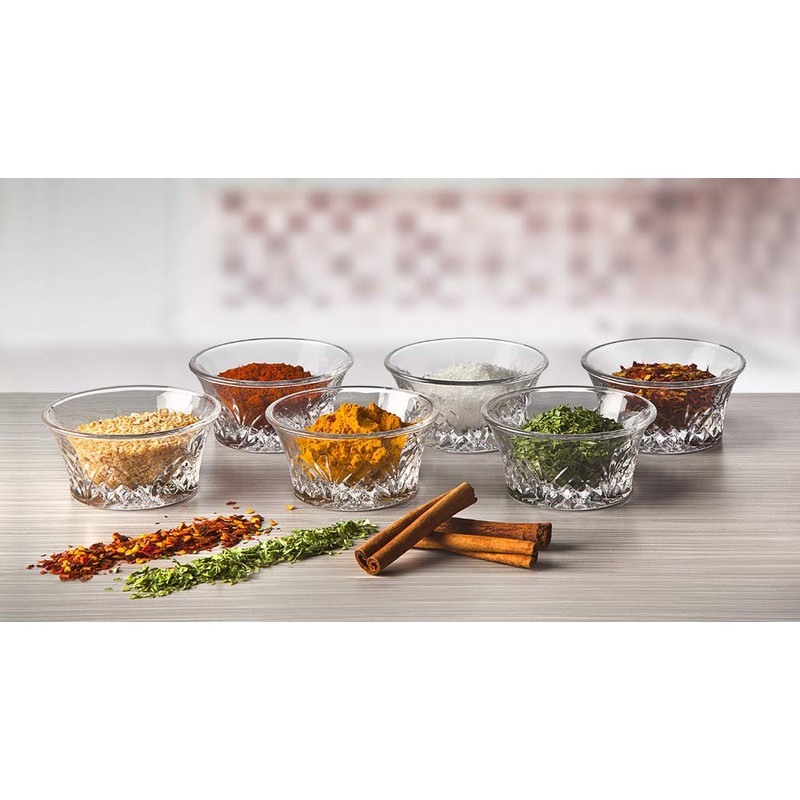 Godinger Bowl Set - Mini Crystal Prep, Dip, Dessert, Bar